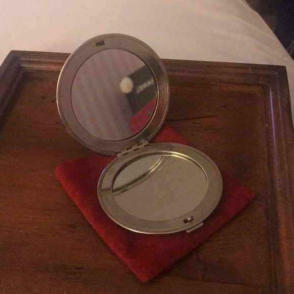 Rhinestone Double-Sided Compact Mirror - Picture 2 of 5